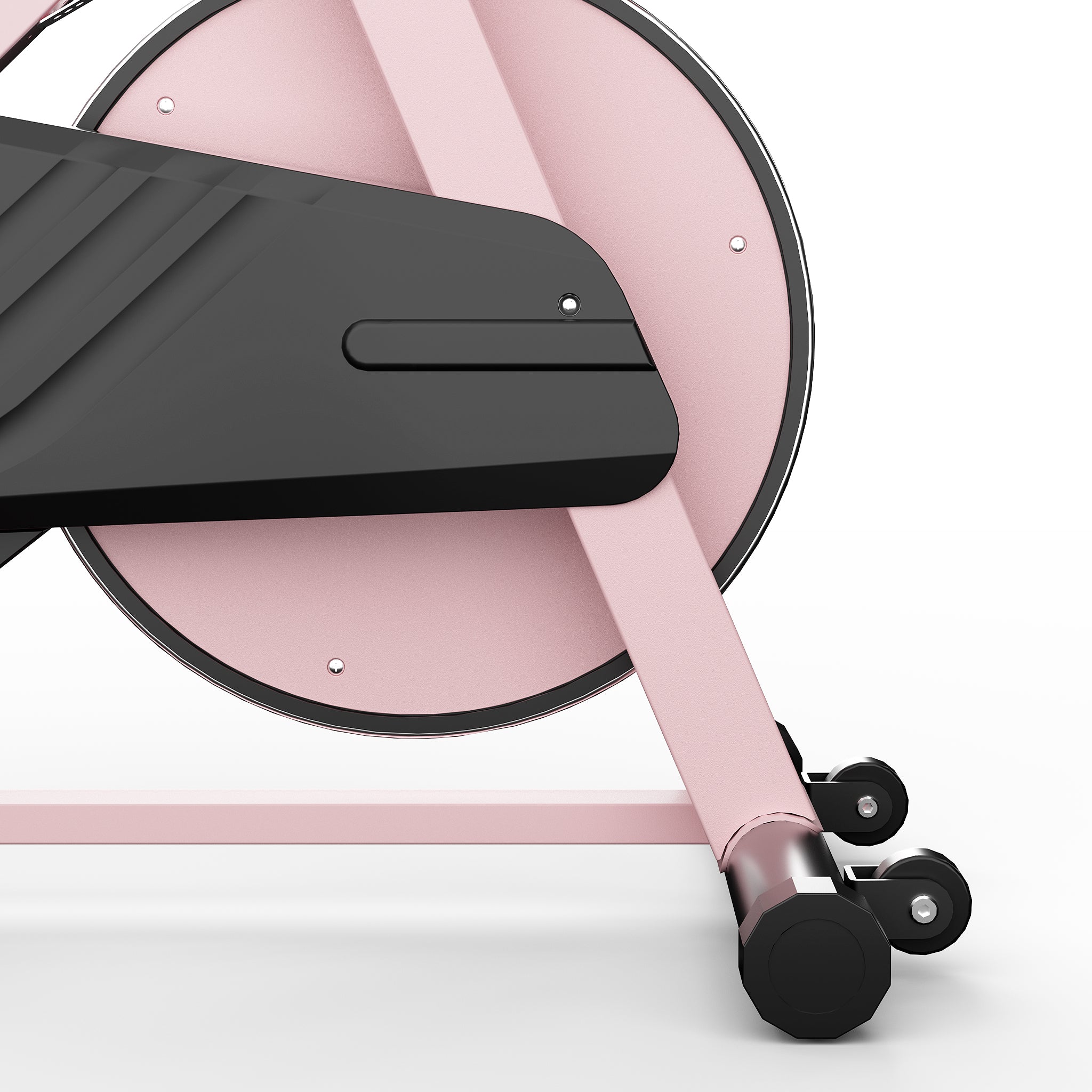 DeerRun S500 Indoor Adjustable Magnetic Resistance Silent Belt Smart Cycling Bike with PitPat App - Pink