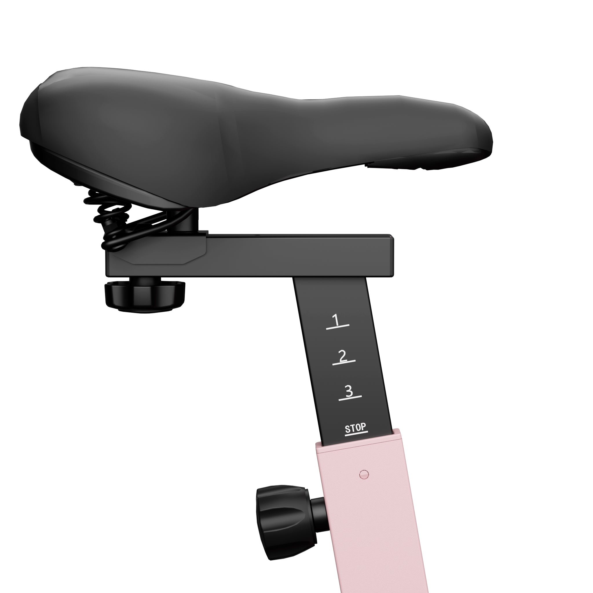 DeerRun S500 Indoor Adjustable Magnetic Resistance Silent Belt Smart Cycling Bike with PitPat App - Pink